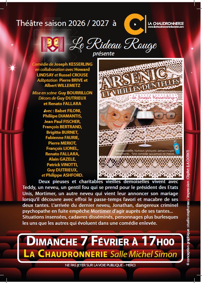 You are currently viewing ARSENIC ET VIEILLES DENTELLES